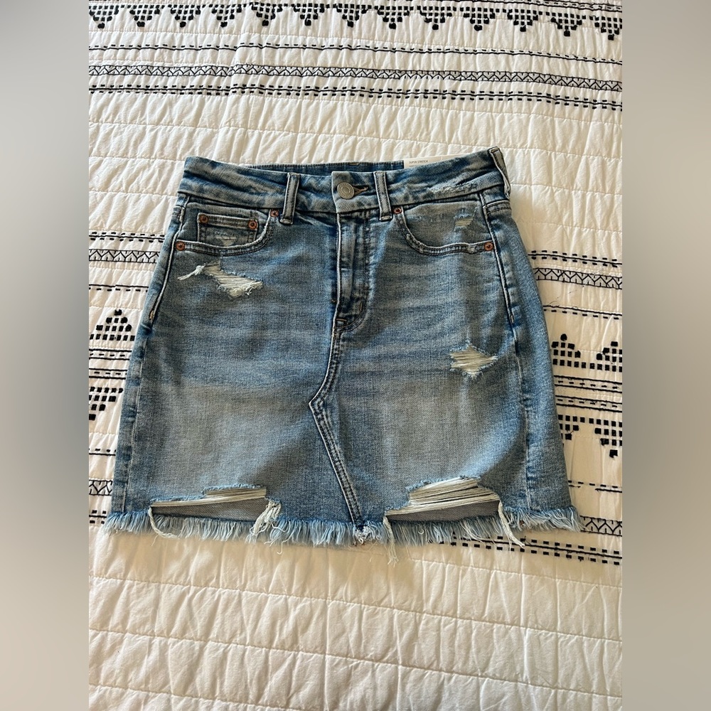 American Eagle Super Stretch Curvy Hi-Rise Skirt